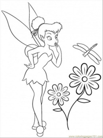 Free Printable Colouring Pictures Tinkerbell