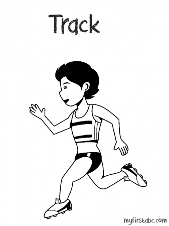 TRACK Colouring Pages