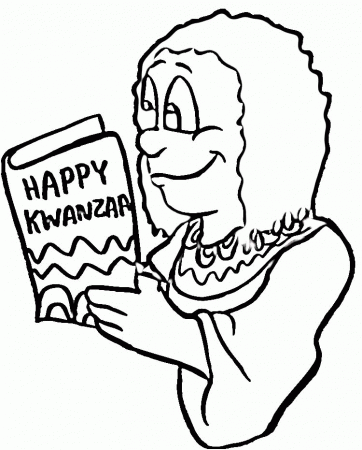 Happy Kwanzaa Coloring Online | Super Coloring