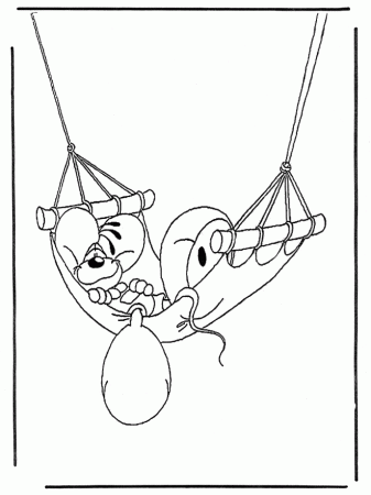 Free coloring pages Diddl - Diddle-