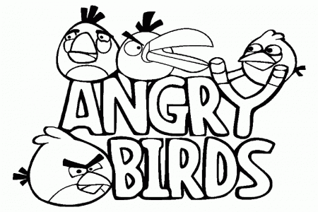 Angry Birds and Gun Coloring Pages | Coloring Pages For Kids