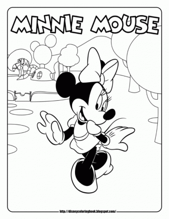 Printable Coloring Pages For Kids Baby Mickey And Minnie Mouse 