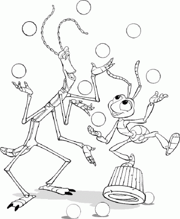 Coloring Pages Of A Bugs Life - Free Printable Coloring Pages 