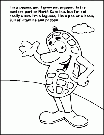 Peanut Coloring Pages