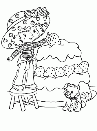 Strawberry Shortcake Coloring Pages - Free Printable Coloring 