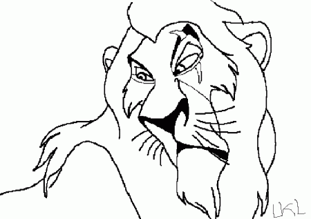 Animal Coloring Kovu Attack The Lion King Coloring Page Kovu 