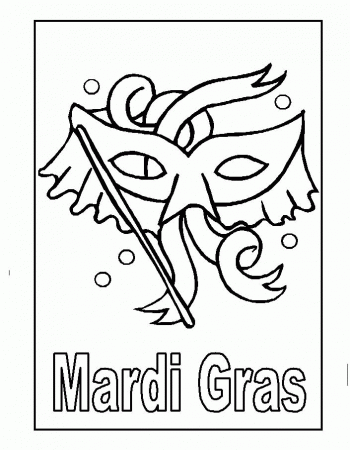 Download Mardi Gras Mask With Good Coloring Page Or Print Mardi 