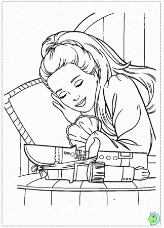 Barbie Clara sleeping Coloring page for kids | coloring pages