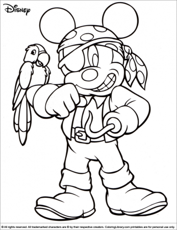Halloween Disney coloring pages in the Coloring Library