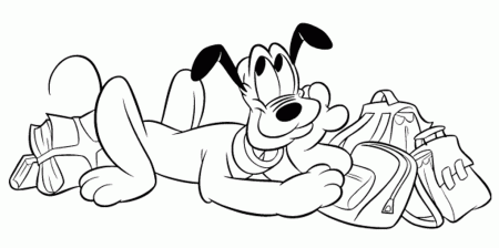 Download Pluto Coloring Pages For Kids Or Print Pluto Coloring 