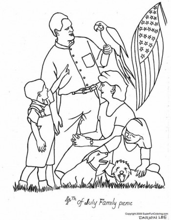 Th Of July Coloring Pages Free Online Coloring Books 4th Of July 