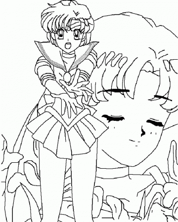 de%sailor mercury Colouring Pages (page 2)