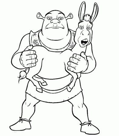Free Disney coloring pages – Shrek | coloring pages