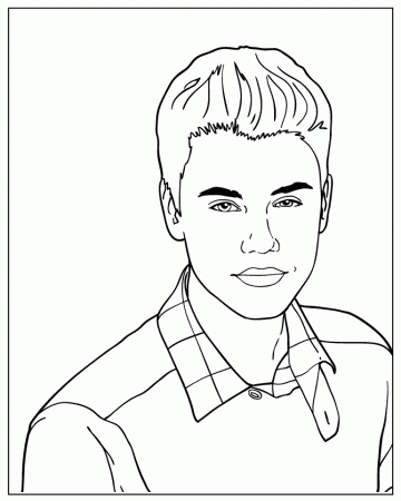 Coloring Pages Justin Bieber