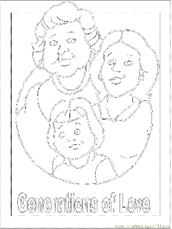 Coloring Pages Grandma004 (Cartoons > Others) - free printable 