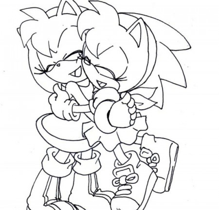 Amy Rose Coloring Pages - HD Printable Coloring Pages