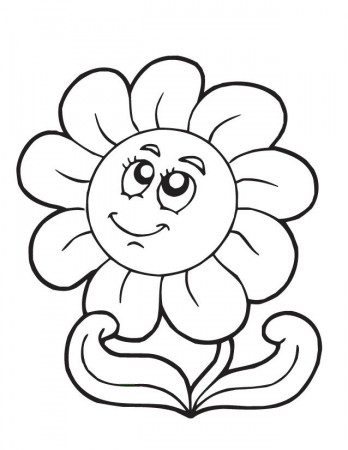 Spring Flower - Free Printable Coloring Pages