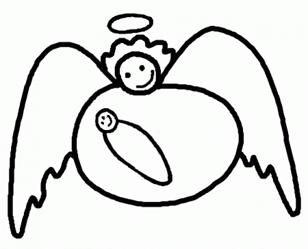 Angel paragraph painting Colouring Pages (page 2)