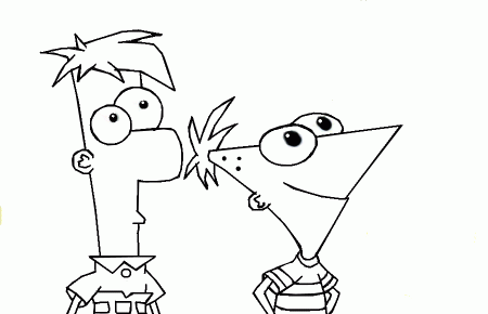 phineas and ferb coloring pages perry | Coloring Pages For Kids
