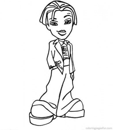 Bratz Boys Coloring Pages 5 | Free Printable Coloring Pages 