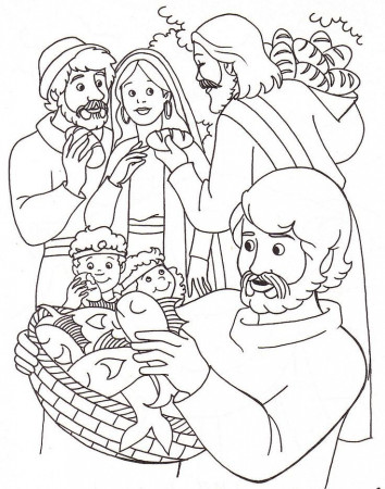 Jesus Christ Coloring Pages | Bible Colouring Pages