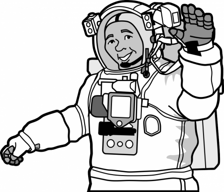Astronaut Coloring Page 3 Printable Coloring Pages For Kids And 