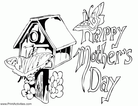 Mothers Day Coloring Pages Grandma