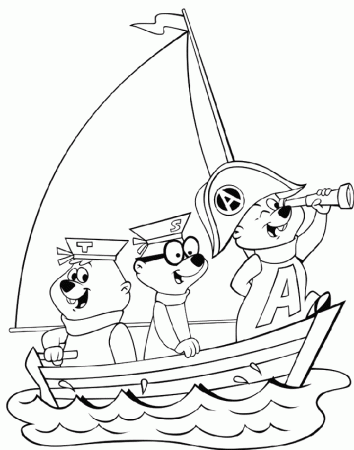 Alvin Coloring Pages - Coloring Factory