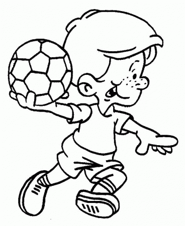 Sports Soccer print coloring pages. 4