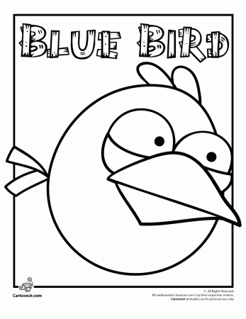 Angry Birds Coloring Pages I