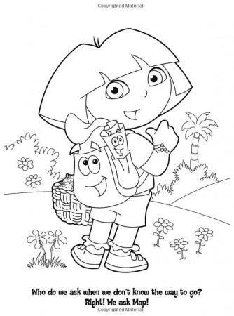 Dora's Super Silly Coloring Book - Free Shipping