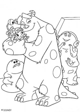 Disney Monsters Inc Coloring Pages