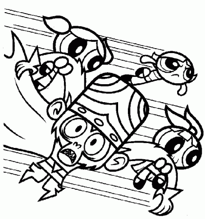 Power Puff Girls Coloring Pages | Learn To Coloring