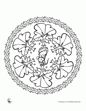 Halloween Mandala Coloring Pages : Coloring Book Area Best Source 