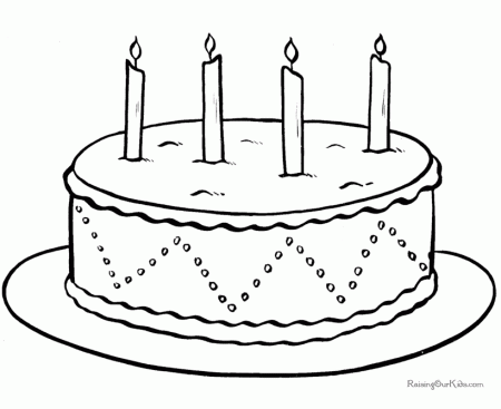 Free Printable Birthday Cake Coloring Pages 229 | Free Printable 
