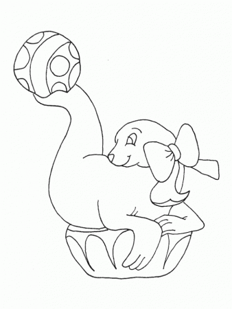 Circus Animal Coloring Pages - Free Printable Coloring Pages 