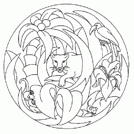 Animal Mandala Coloring Pages Celtic Free Tattoo