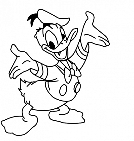 Donald Duck Coloring Pages 48 Background HD | wallpaperhd77.com