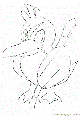Coloring Pages Flying Pokemon (Cartoons > Flying Pokemon) - free 