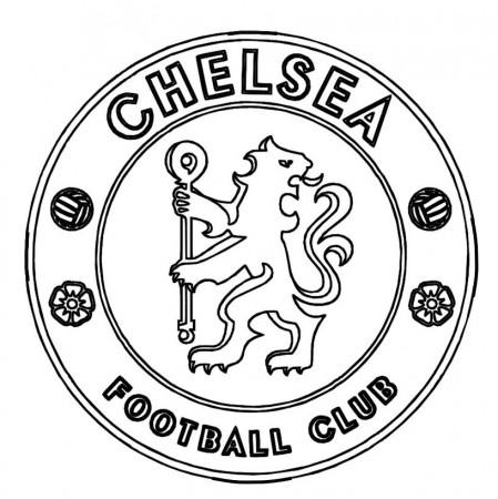 Print Chelsea Logo Soccer Coloring Pages or Download Chelsea Logo 