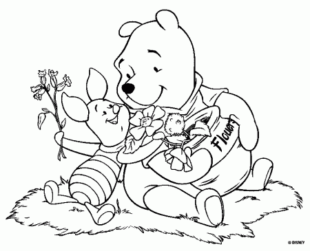 Classic Pooh Coloring Pages : Coloring Book Area Best Source for 