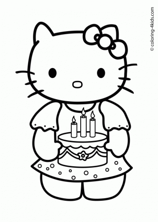 Free Printable Happy Birthday Coloring Pages For Coloring 283002 