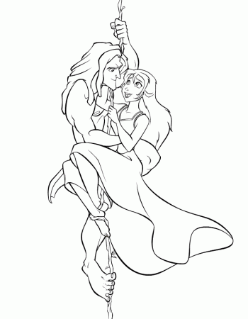 George Of The Jungle Coloring Pages | HelloColoring.com | Coloring 