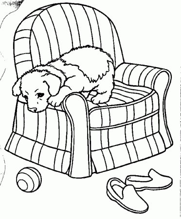 Real Puppies Coloring Pages Images & Pictures - Becuo