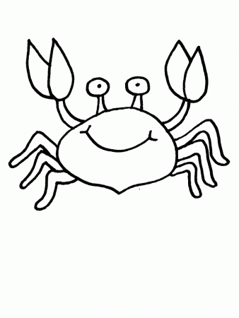 free crab coloring pages for kids | Great Coloring Pages