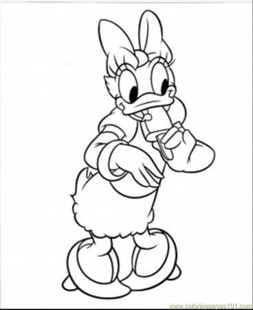 Coloring Pages Donald Ducks Girlfriend (Cartoons > Others) - free 