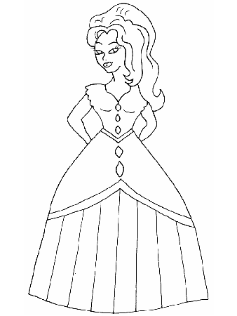 Coloring Pages for Girls Coloring Pages for Kids- Free Printable 