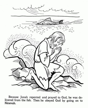 Jonah And The Whale Coloring Pages | Coloring Pages