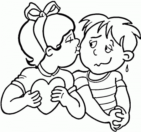Kids Valentines Day - Valentines Day Coloring Pages : Coloring 