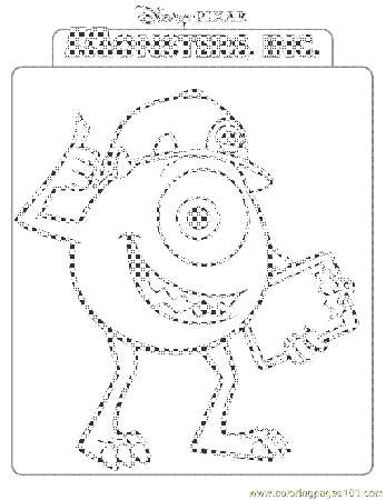 Coloring Pages Monsters Inc Coloring Page 03 (Cartoons > Monsters 